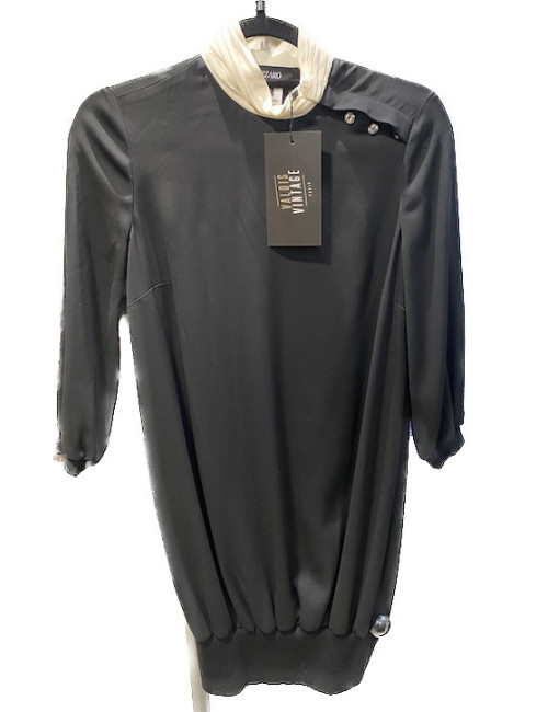 Robe pull soie AZZARO noire