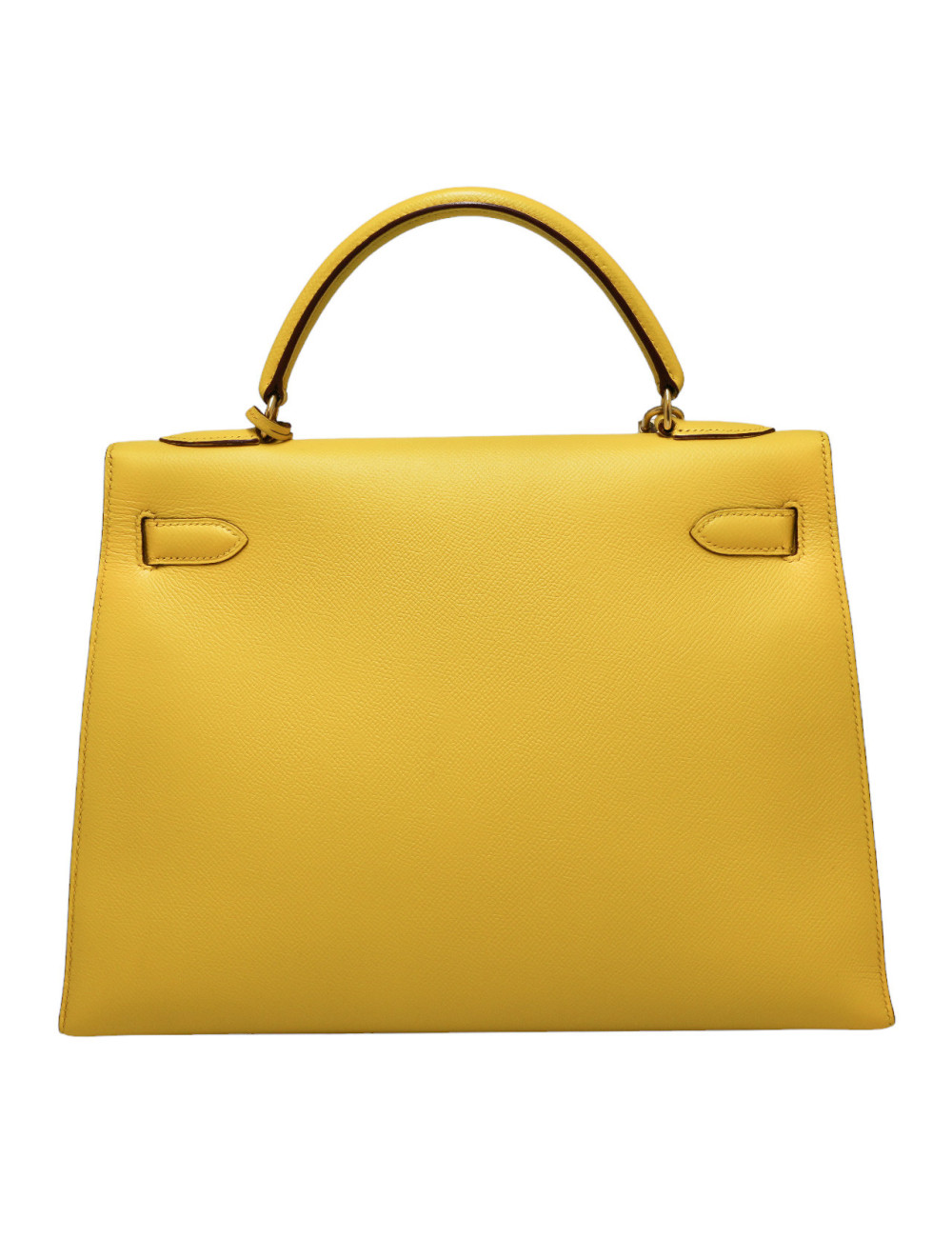 A REPARER Kelly 32 HERMES sellier jaune