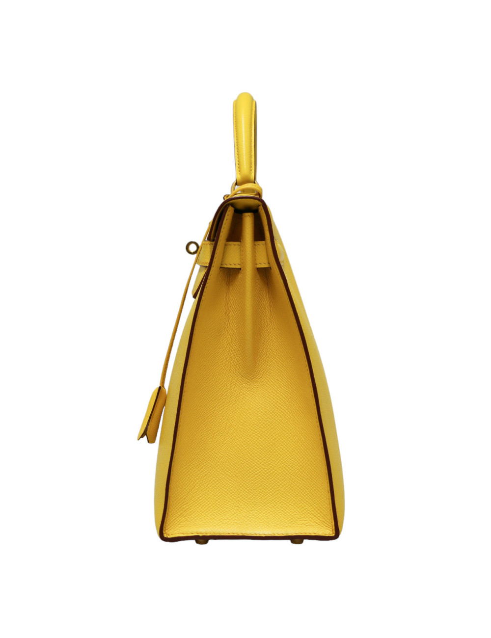 A REPARER Kelly 32 HERMES sellier jaune