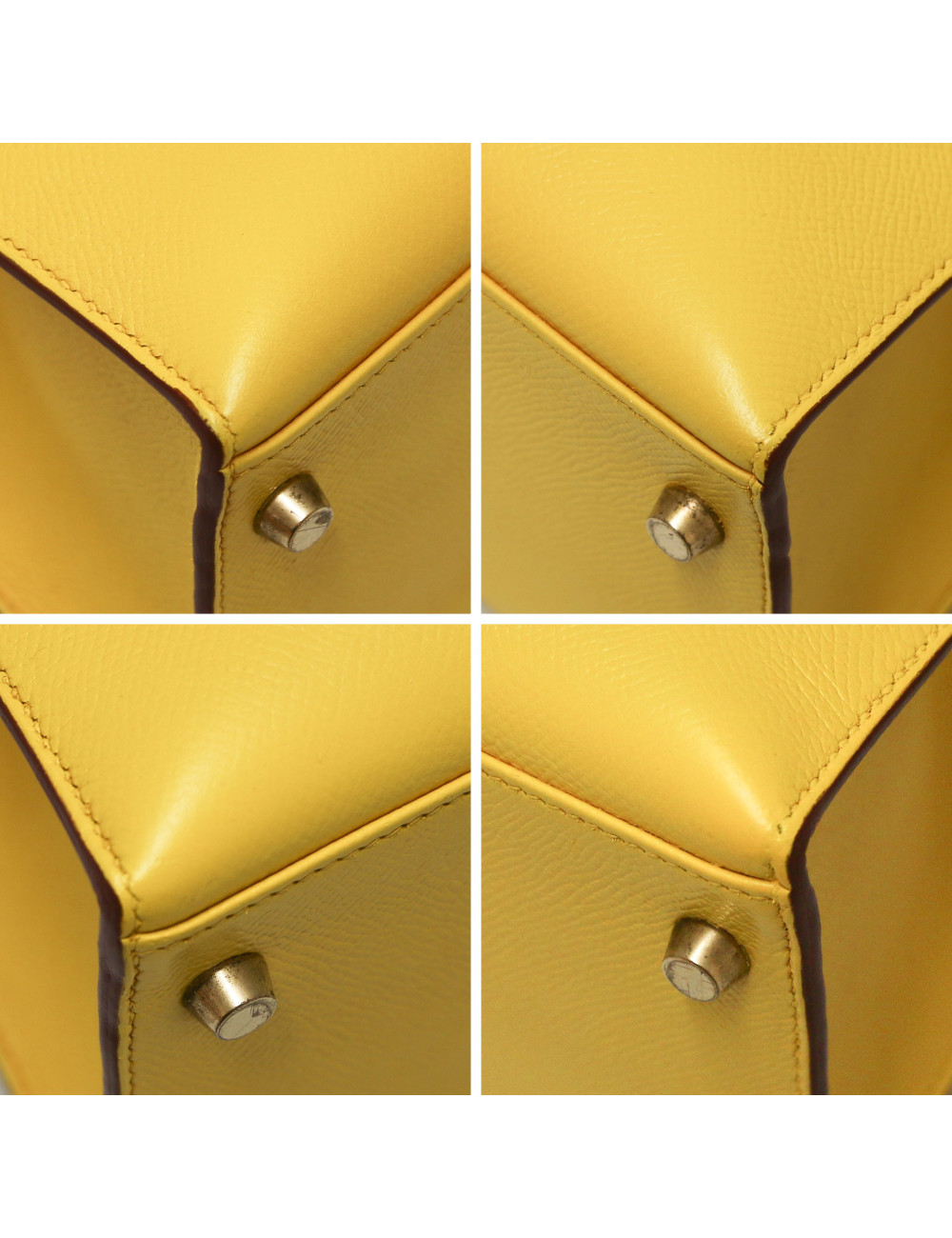 A REPARER Kelly 32 HERMES sellier jaune