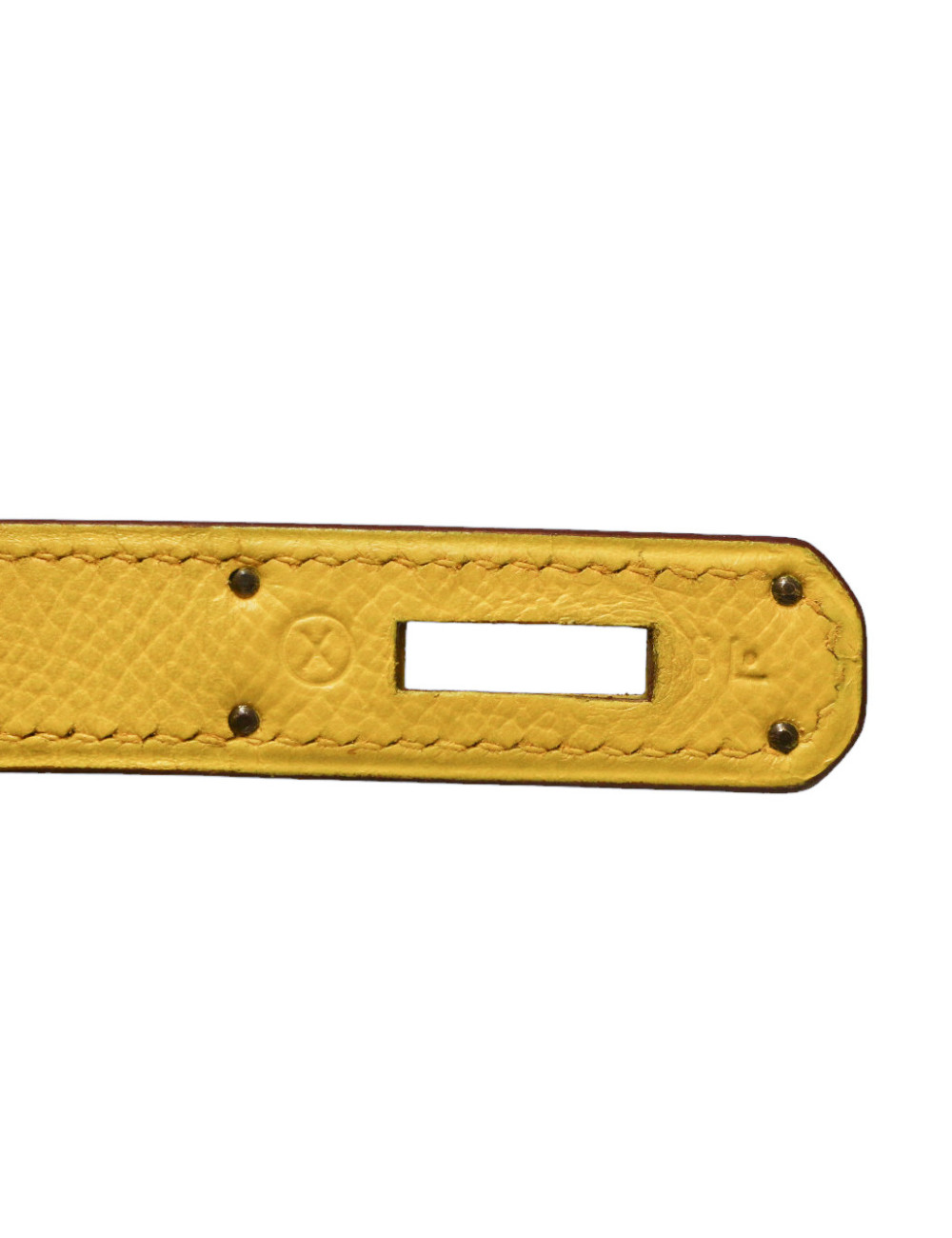A REPARER Kelly 32 HERMES sellier jaune
