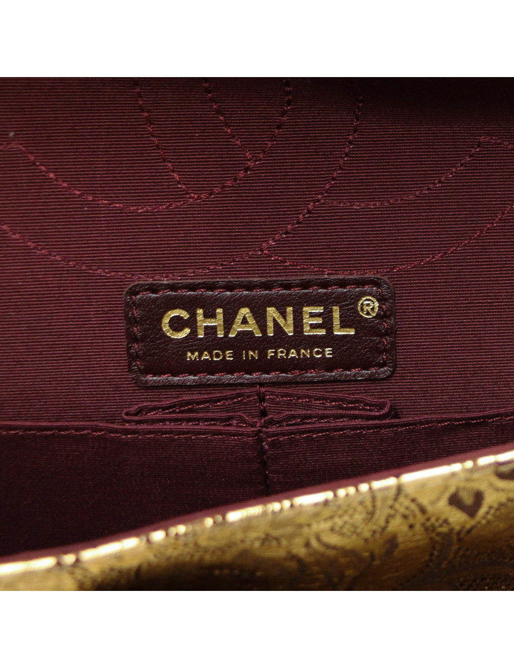 Sac CHANEL Paris le RItz perforé doré