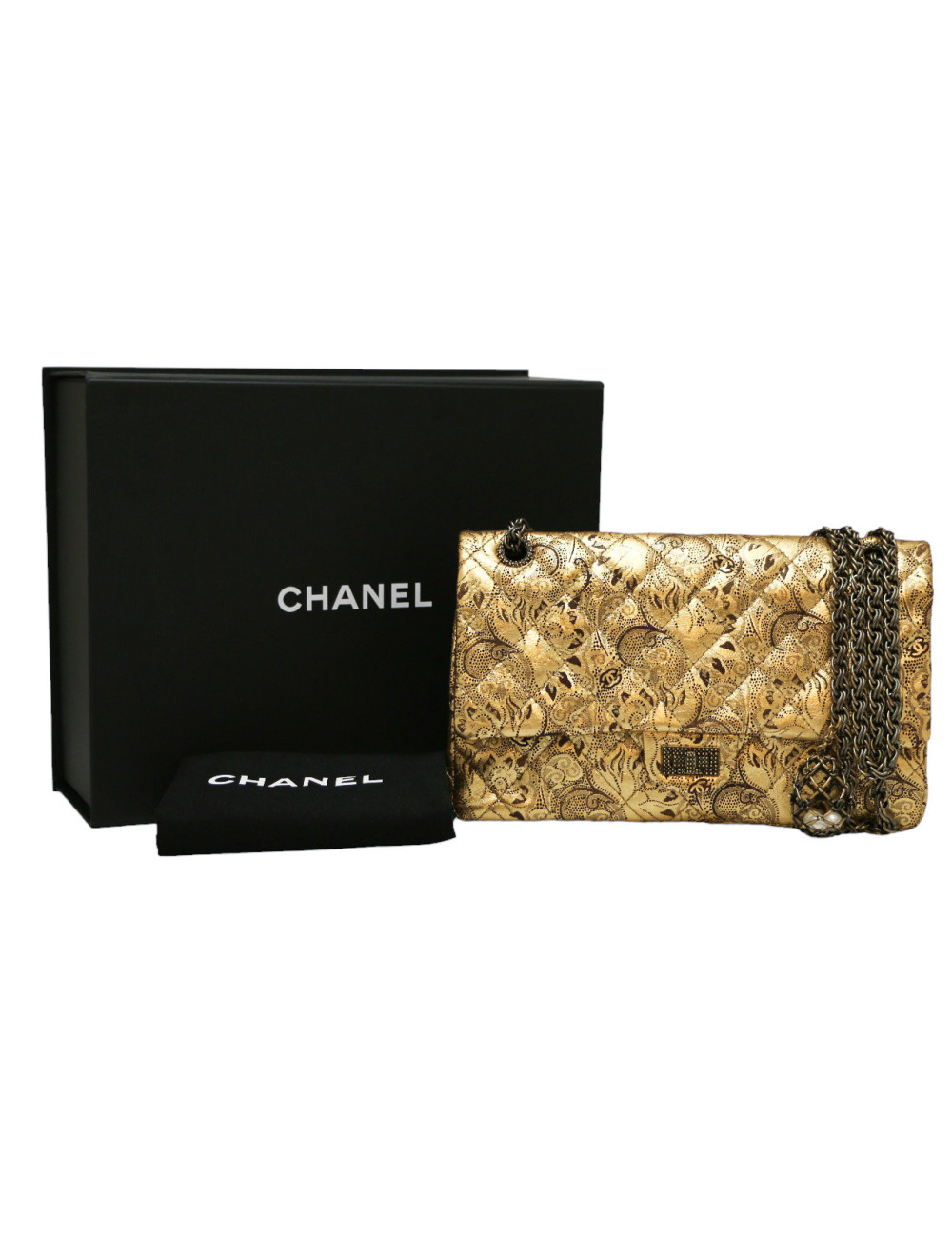 Sac CHANEL Paris le RItz perforé doré