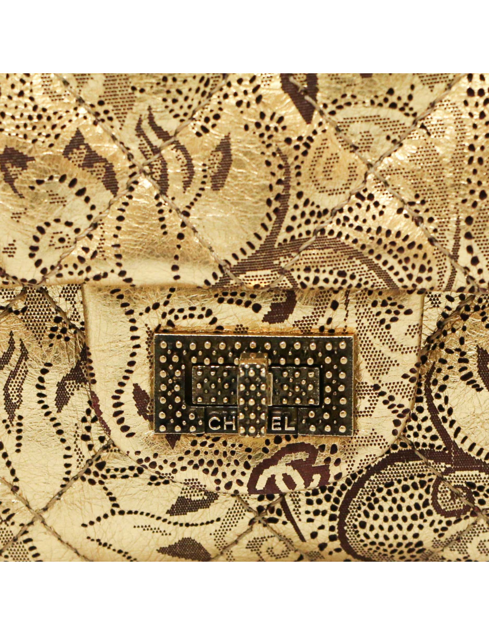 Sac CHANEL Paris le RItz perforé doré