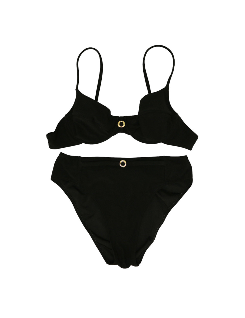 Maillot de bain CHRISTIAN DIOR noir 2 pièces