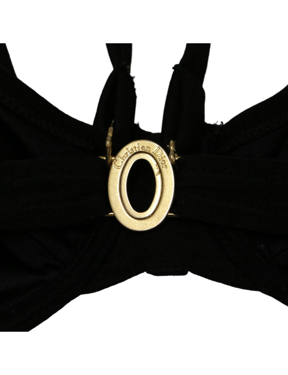 Maillot de bain CHRISTIAN DIOR noir 2 pièces