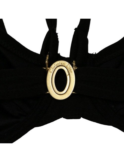 Maillot de bain CHRISTIAN DIOR noir 2 pièces