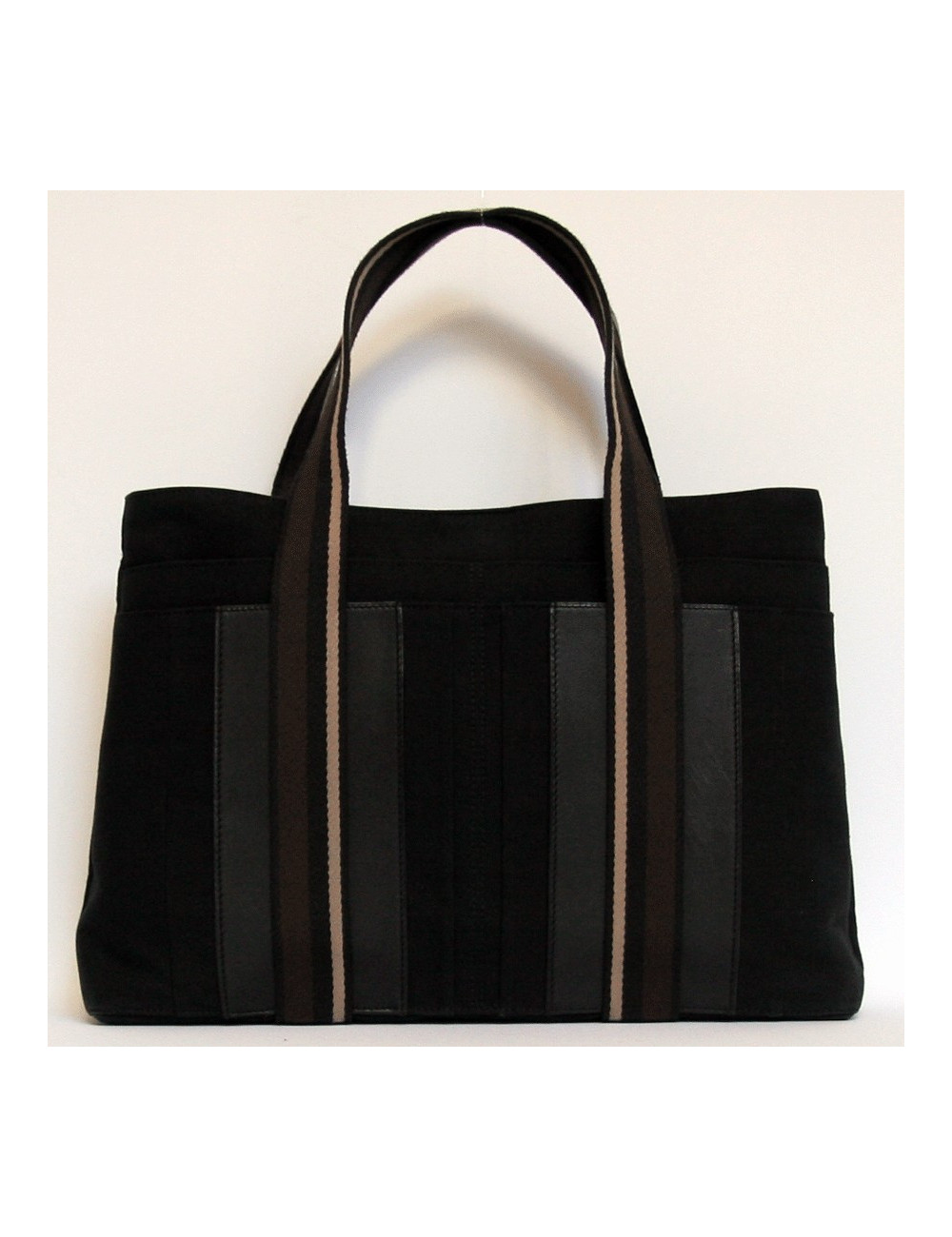 Sac Herline HERMES toile noire