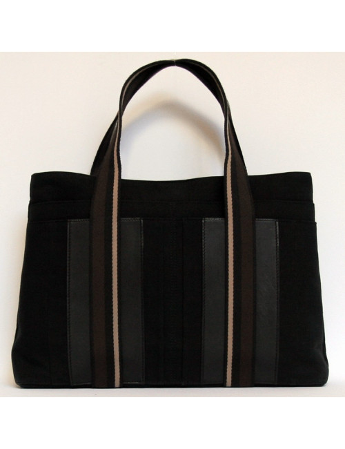 Sac Herline HERMES toile noire