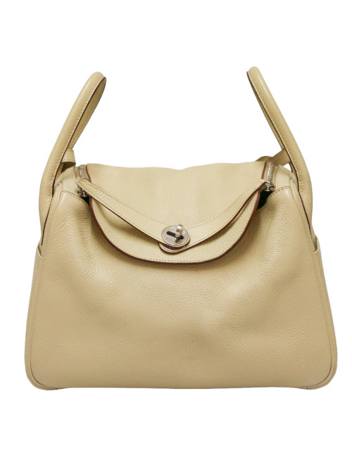 Sac Lindy 26 HERMES taurillon craie