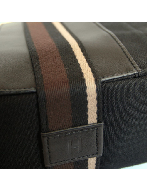 Sac Herline HERMES toile noire