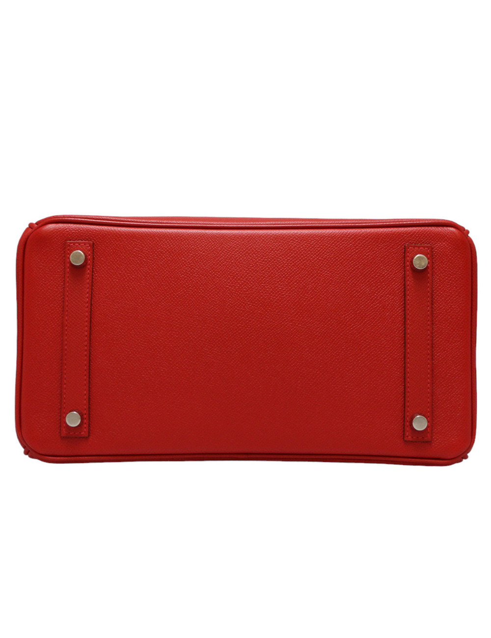 Sac HERMES 30 Birkin veau Epsom rouge casaque