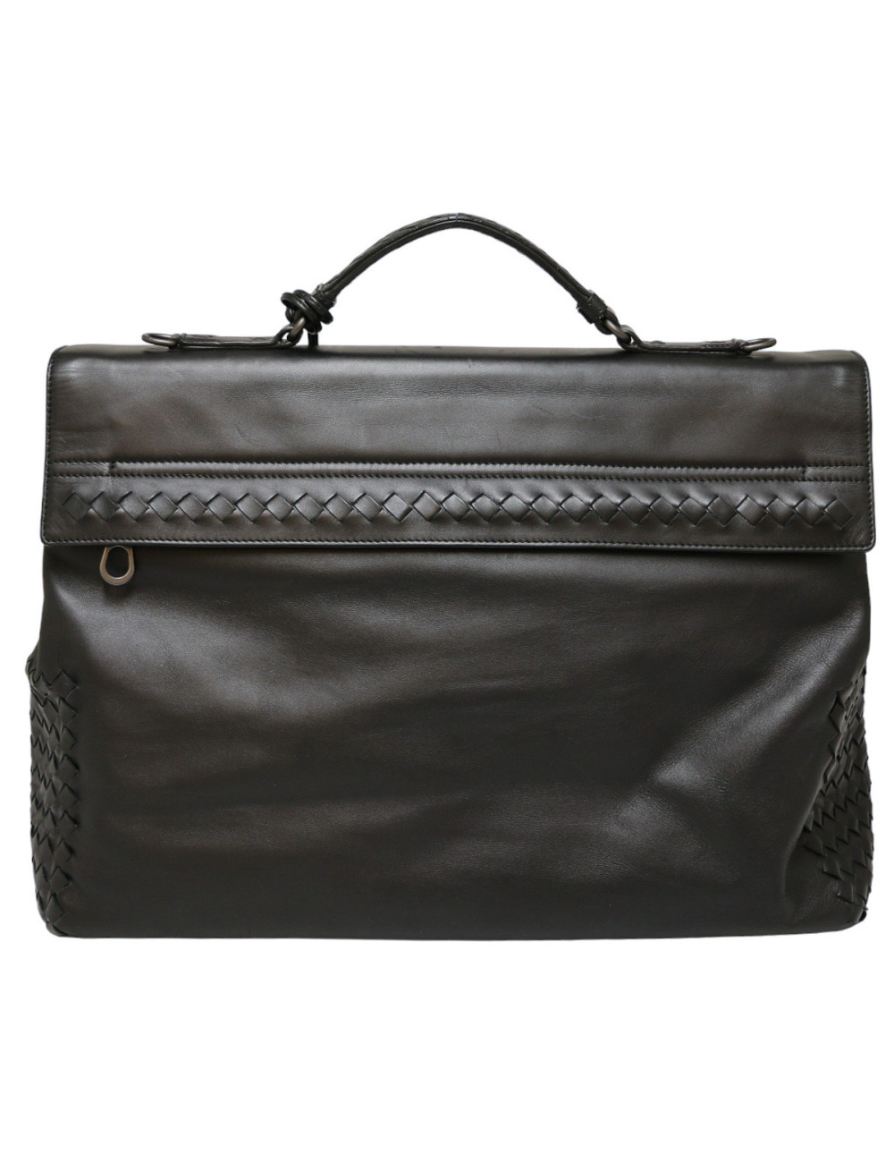 Cartable BOTTEGA VENETA cuir noir