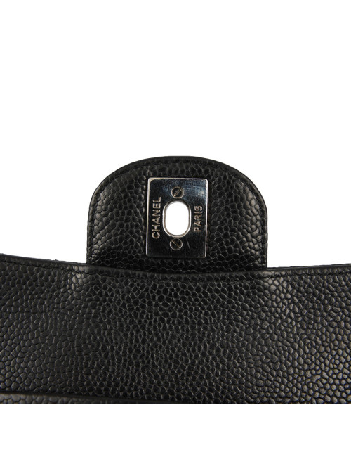 Sac double flap caviar CHANEL noir