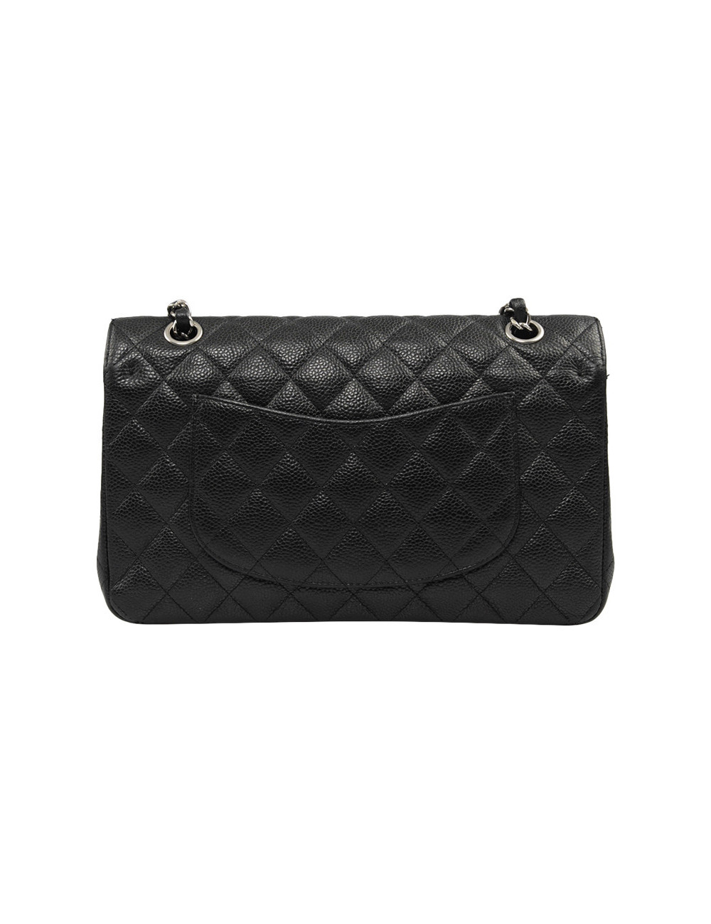 Sac double flap caviar CHANEL noir