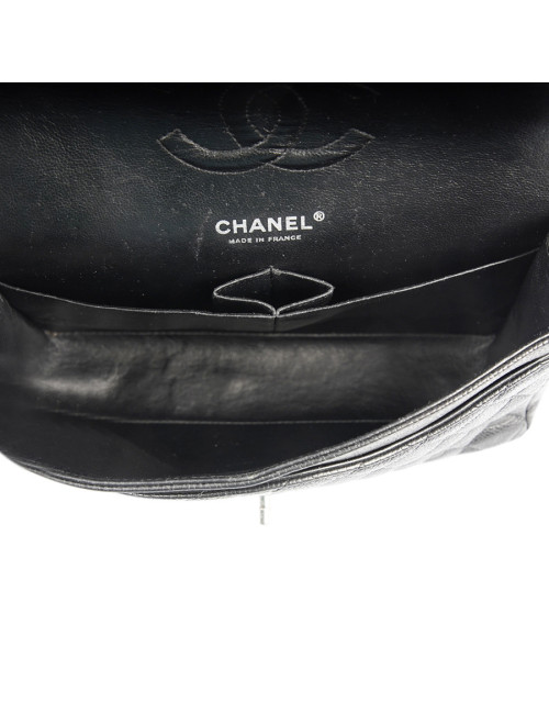 Sac double flap caviar CHANEL noir
