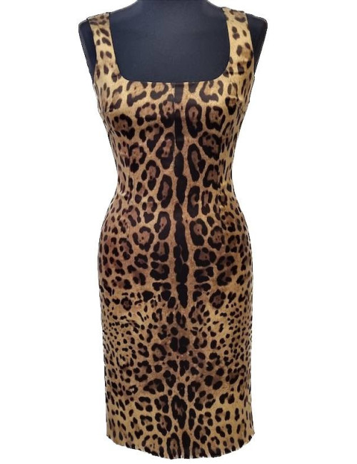 Robe DOLCE & GABBANA imprimé panthère