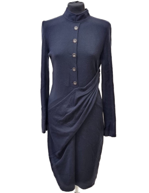 Robe CHANEL Paris-Bombay T 40 bleu nuit
