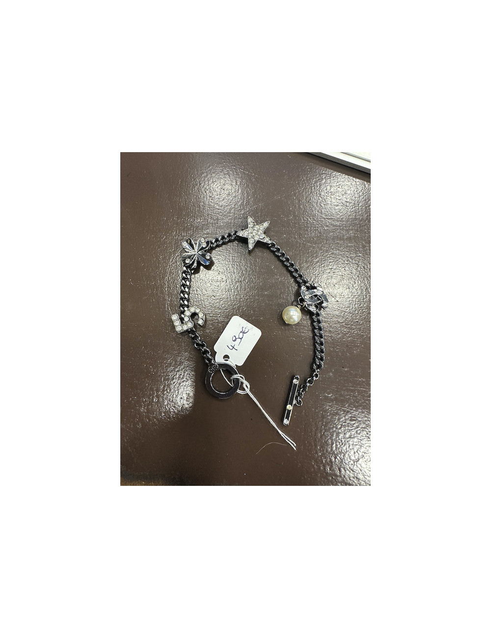Bracelet CHANEL charms argent canon de fusil