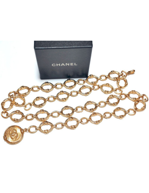 Ceinture double CHANEL chaine dorée
