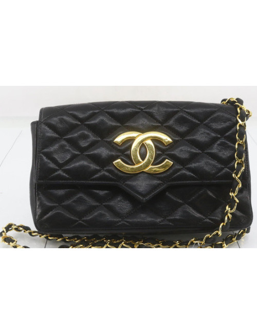 Sac CC CHANEL matelassé noir