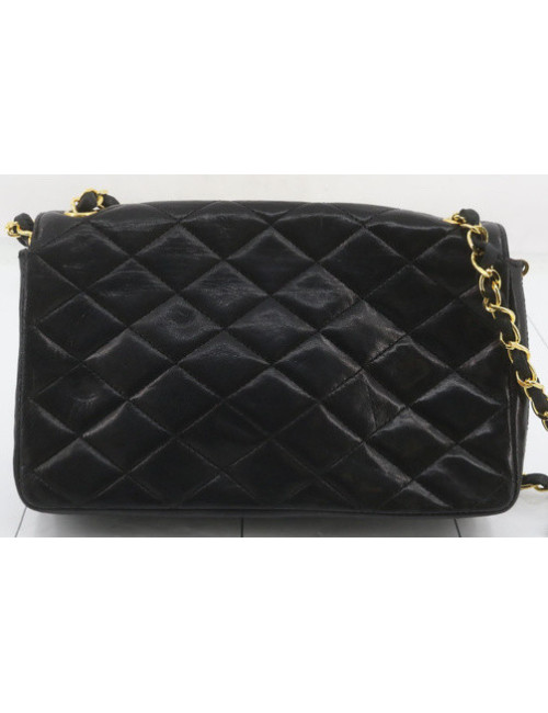 Sac CC CHANEL matelassé noir