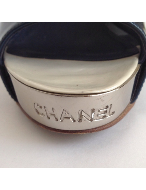 escarpins CHANEL t 37 cuir verni
