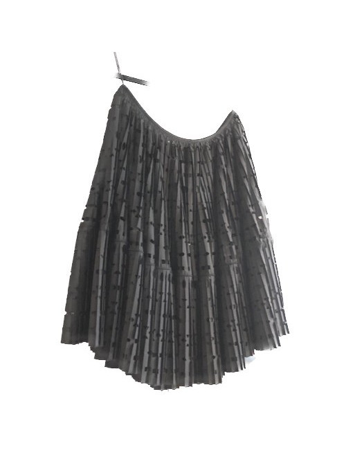 Jupe T 42 ALAIA plissée noire