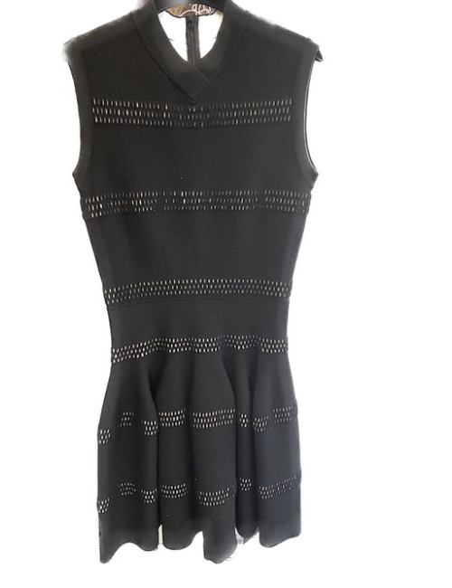 Robe ALAIA T38 beige et noire