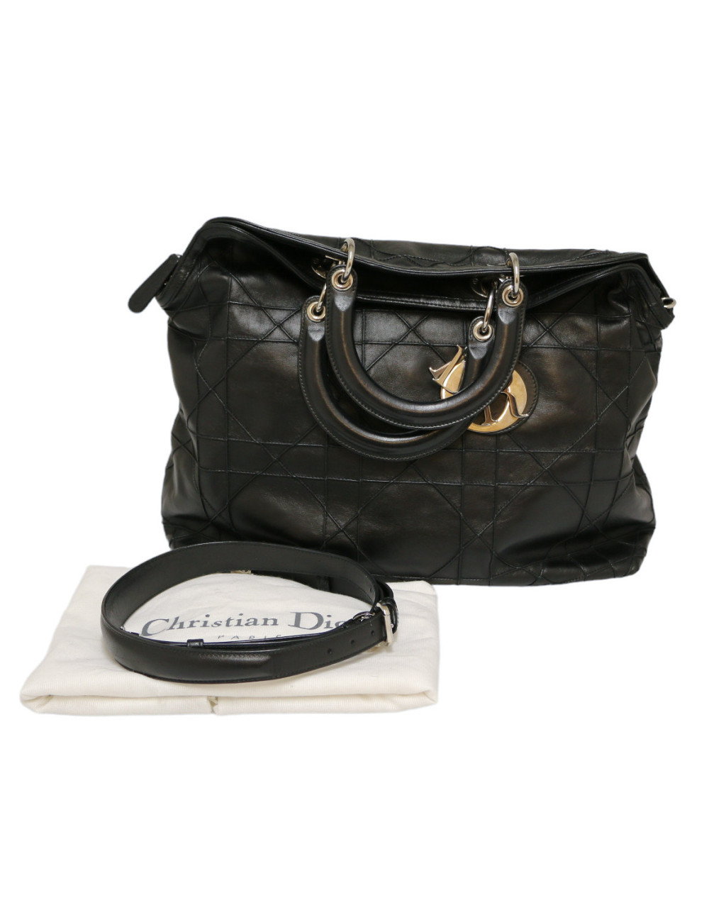 Sac Granville DIOR cannage noir