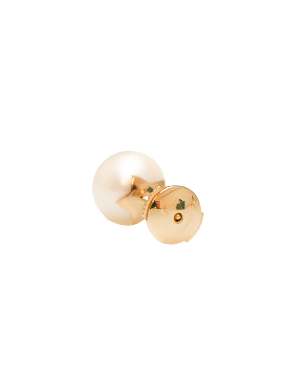 CHANEL pearl earrings