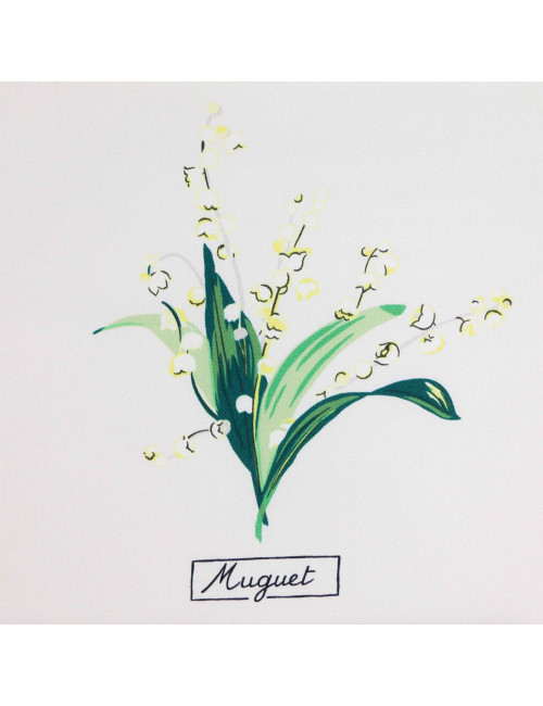 Carré DIOR soie bouquet de muguet