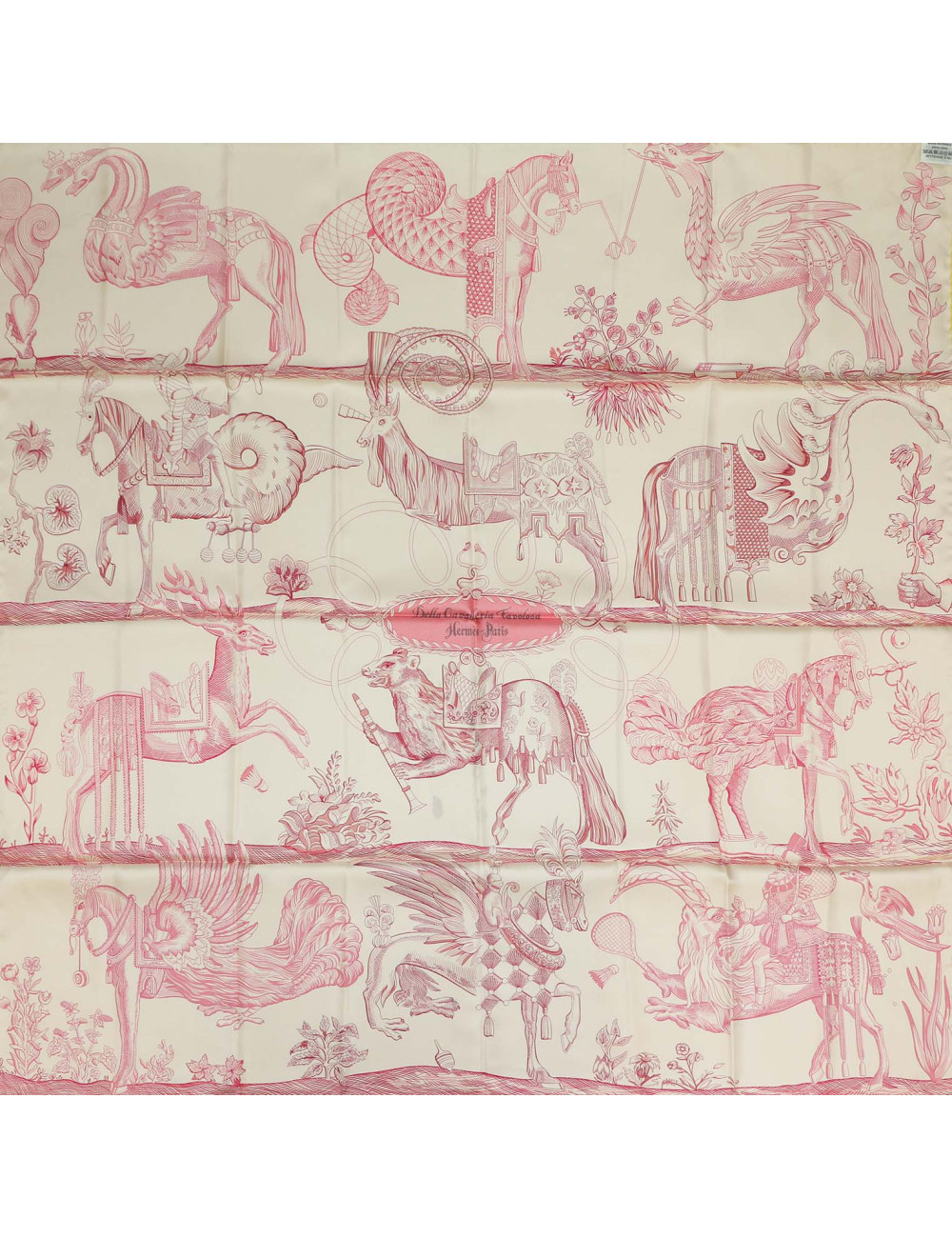 Carré double face HERMES Della Cavalleria Favolosa