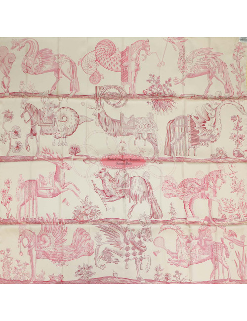 Carré double face HERMES Della Cavalleria Favolosa