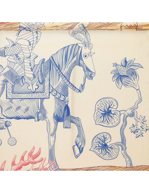 Carré double face HERMES Della Cavalleria Favolosa