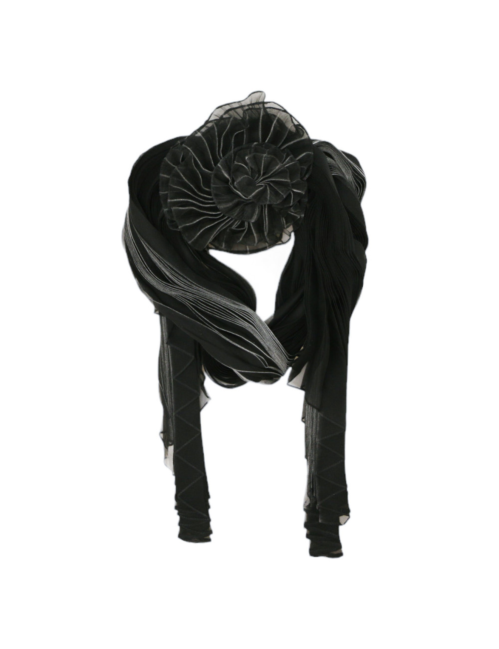 Châle VALENTINO voile de soie noir