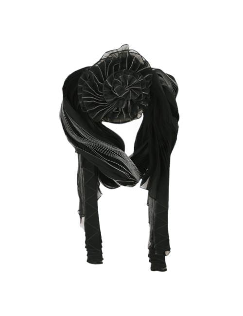 Châle VALENTINO voile de soie noir