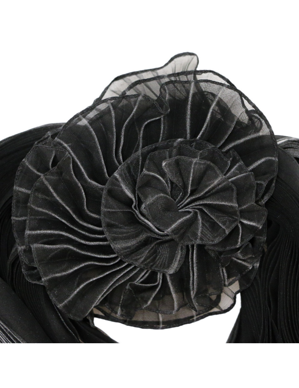 Châle VALENTINO voile de soie noir