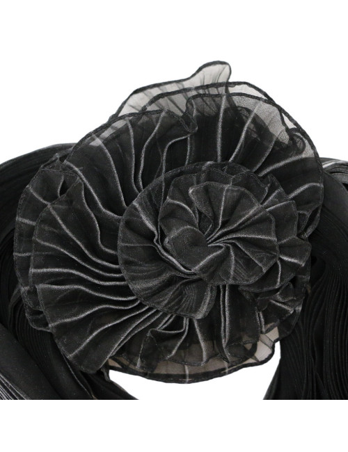 Châle VALENTINO voile de soie noir