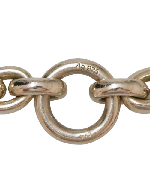 Collier HERMÈS Crescendo argent massif