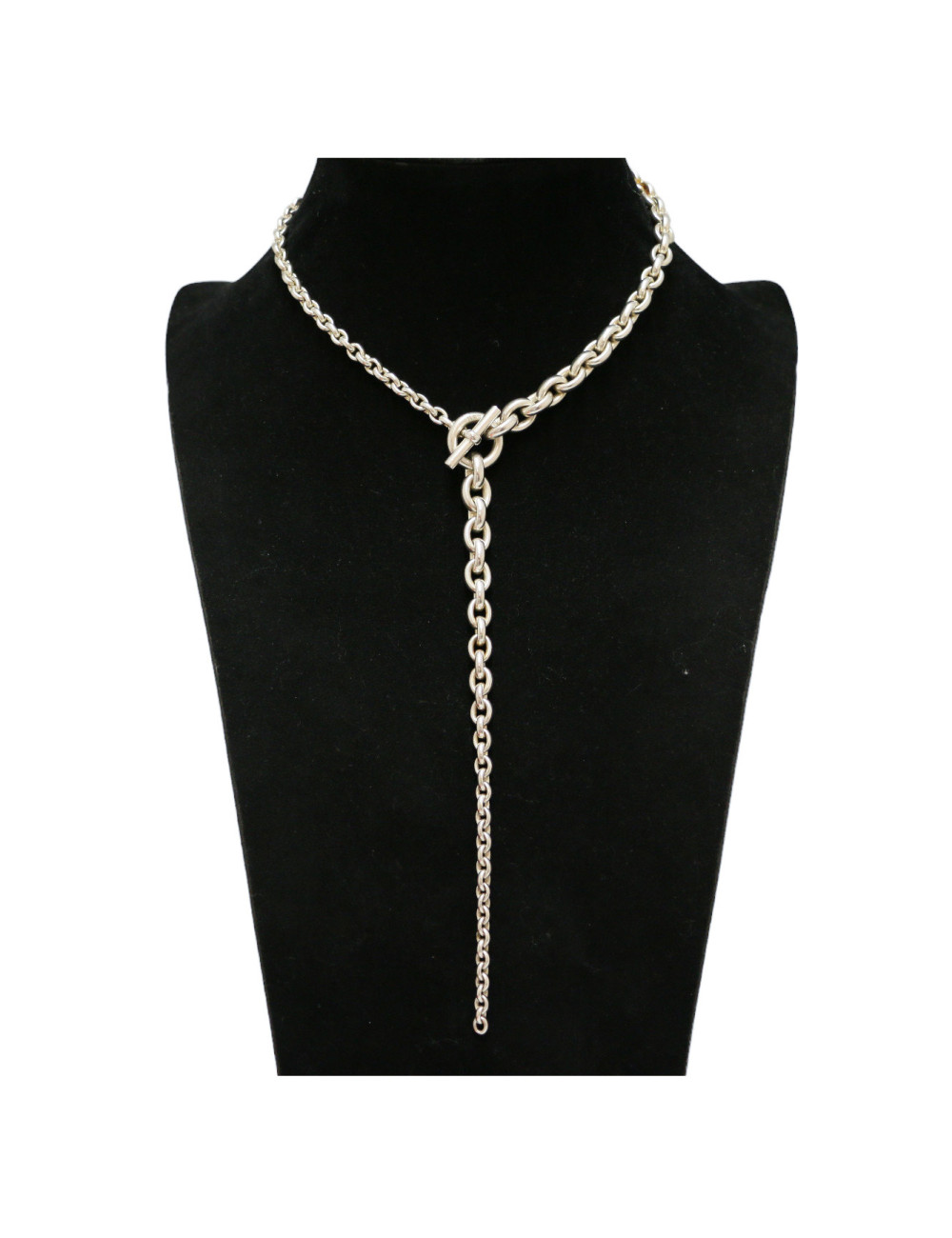 Collier HERMÈS Crescendo argent massif