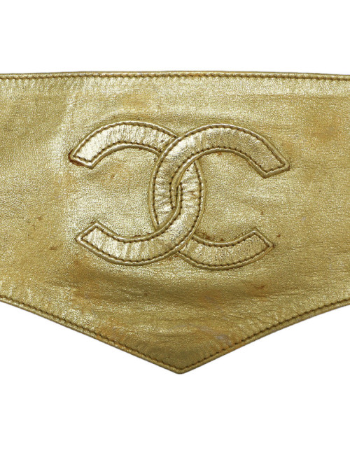 Ceinture dorée CHANEL