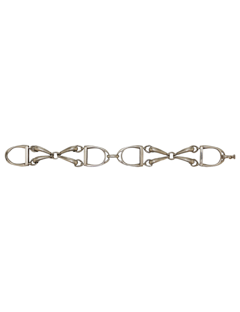 GUCCI vintage silver bit bracelet