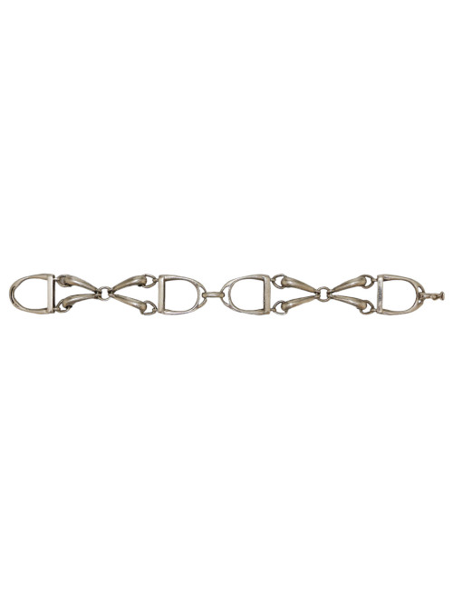 GUCCI vintage silver bit bracelet