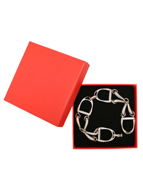 GUCCI vintage silver bit bracelet