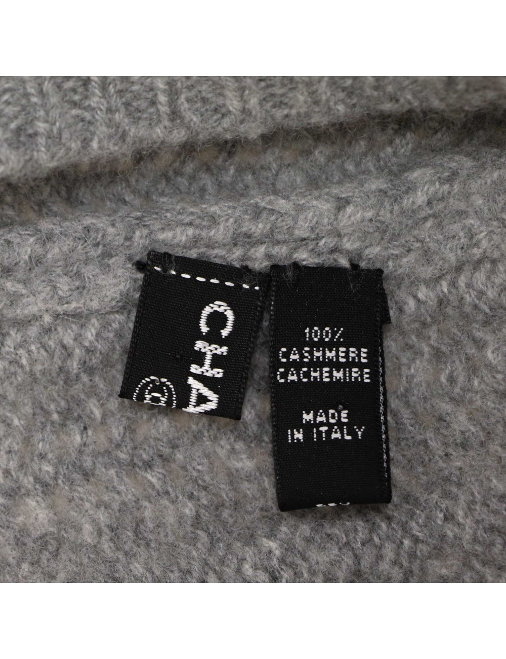 Bonnet CHANEL cachemire gris