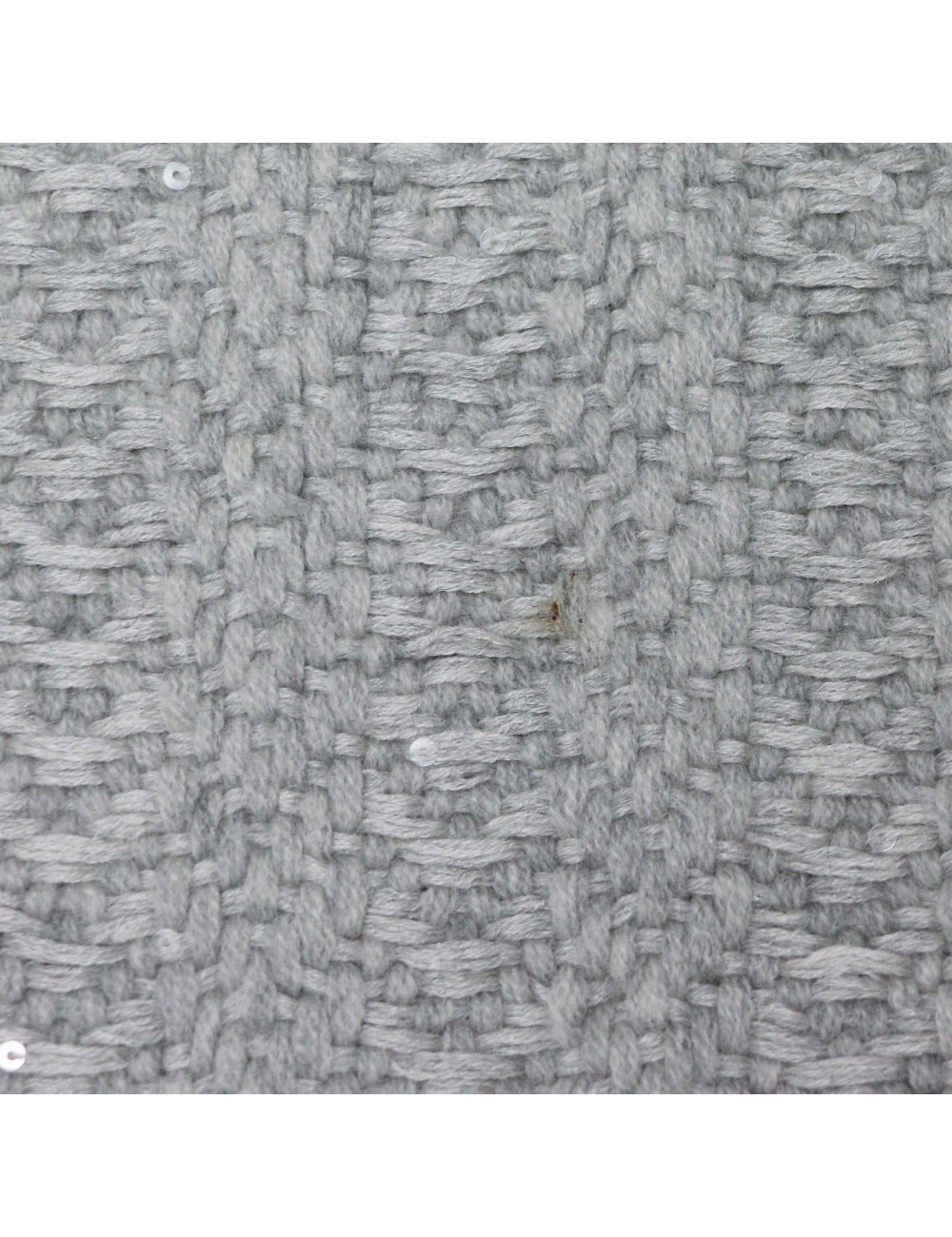 CHANEL grey cashmere and silk scarf