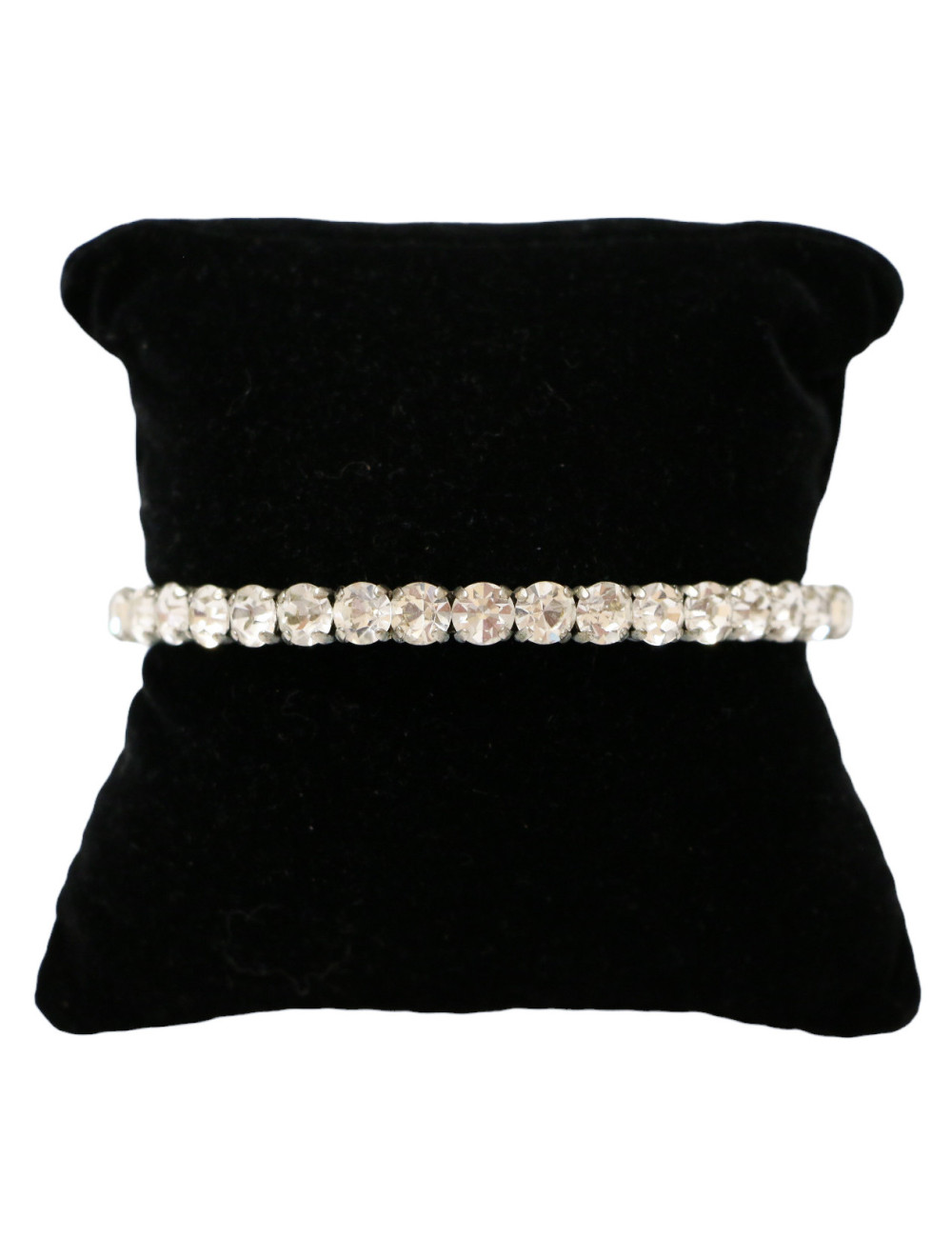 YSL YVES SAINT LAURENT vintage rhinestones bracelet