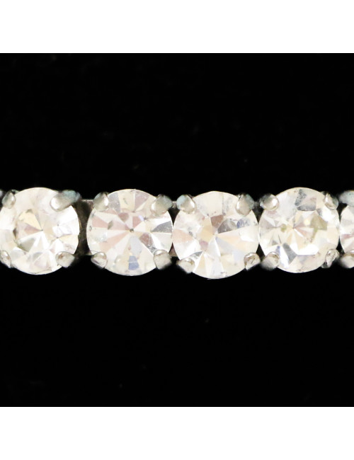 YSL YVES SAINT LAURENT vintage rhinestones bracelet