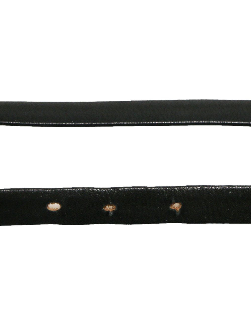 CHANEL narrow black belt